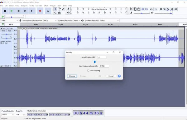 Volume Booster Audacity