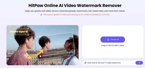 Odstraňovač vodoznaků online Hitpaw