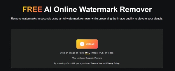 Odstraňovač vodoznaků online IO