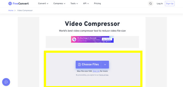 FreeConvert Add YouTube Video
