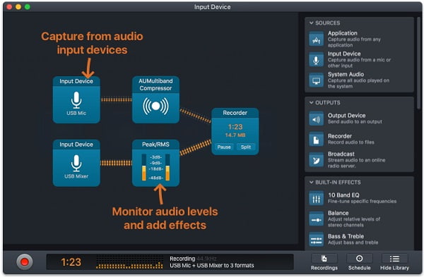 Dirottamento audio