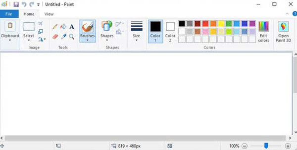 Ζωγραφική για αποθήκευση στιγμιότυπων οθόνης Windows